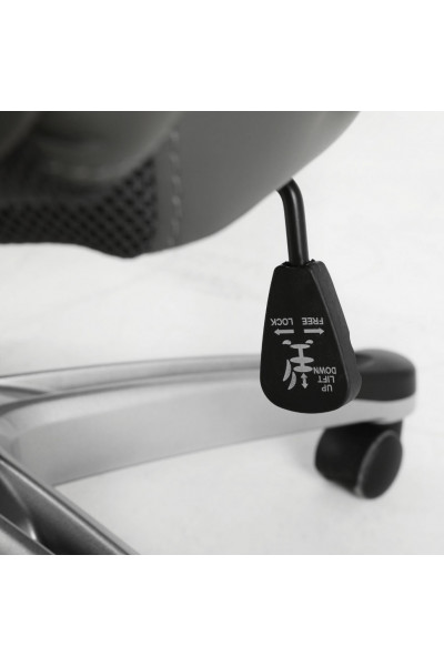 Кресло руководителя Brabix Premium Level EX-527 кожа, серое 531937 Кресло руководителя Brabix Premium Level EX-527 кожа, серое 531937