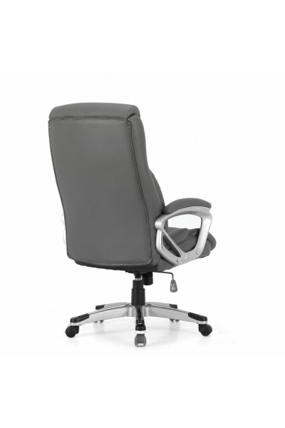 Кресло руководителя Brabix Premium Level EX-527 кожа, серое 531937 Кресло руководителя Brabix Premium Level EX-527 кожа, серое 531937