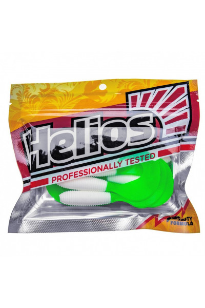 Твистер Helios Credo 3,35/8,5 см, цвет White & Green 7 шт HS-11-016 Твистер Helios Credo 3,35/8,5 см, цвет White & Green 7 шт HS-11-016