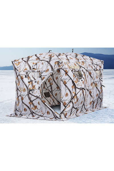 Зимняя палатка куб Higashi Double Winter Camo Comfort Pro трехслойная Зимняя палатка куб Higashi Double Winter Camo Comfort Pro трехслойная