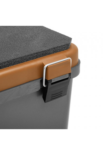 Ящик рыболовный зимний Helios двухсекционный 19л серый/золото (HS-IB-19-GGo) Ящик рыболовный зимний Helios двухсекционный 19л серый/золото (HS-IB-19-GGo)