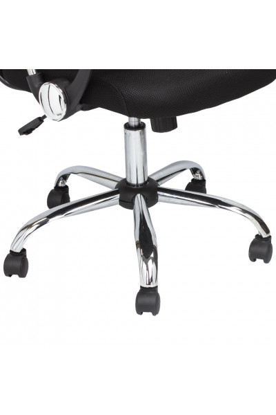 Кресло офисное Brabix Flash MG-302 сетка, черное 530867 Кресло офисное Brabix Flash MG-302 сетка, черное 530867