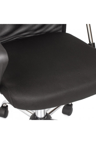 Кресло офисное Brabix Flash MG-302 сетка, черное 530867 Кресло офисное Brabix Flash MG-302 сетка, черное 530867