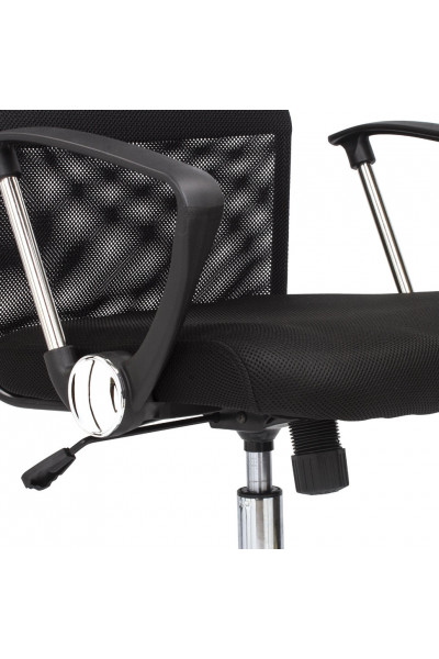 Кресло офисное Brabix Flash MG-302 сетка, черное 530867 Кресло офисное Brabix Flash MG-302 сетка, черное 530867