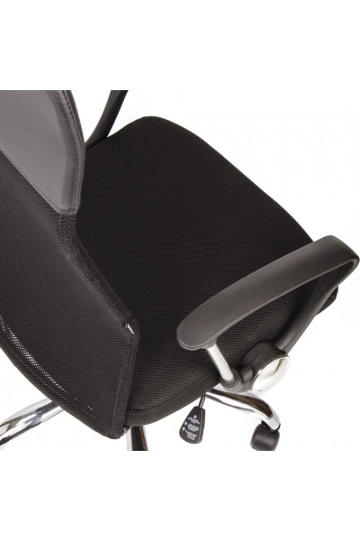 Кресло офисное Brabix Flash MG-302 сетка, черное 530867 Кресло офисное Brabix Flash MG-302 сетка, черное 530867