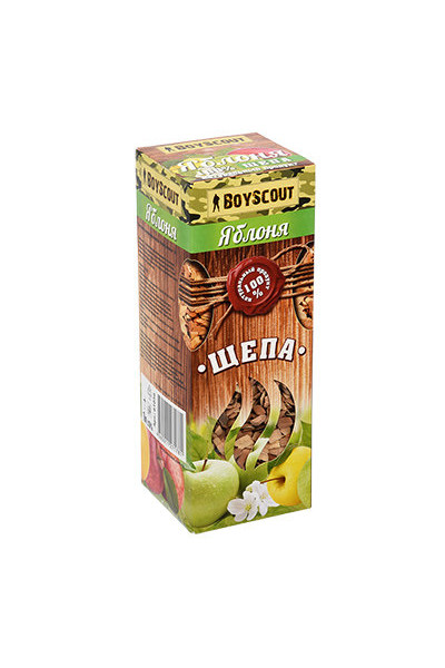 Щепа для копчения Boyscout Яблоня 1 л  61056