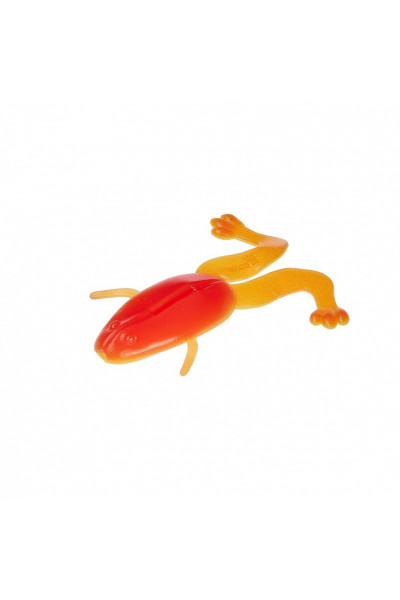 Лягушка Helios Crazy Frog 3,55/9,0 см, цвет Orange & Yellow 4 шт HS-23-015