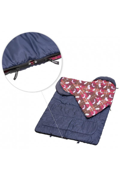 Спальный мешок Helios Батыр СОК-4 синий (синтепон) Спальный мешок Helios Батыр СОК-4 синий (синтепон)