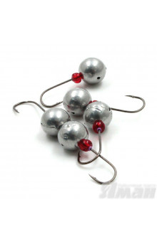 Мормышка литая Яман Дробинка, 2,0 г, Kumho №69, цвет хром (5 шт.) Я-МРЛ35