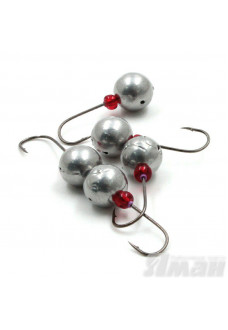 Мормышка литая Яман Дробинка, 2,0 г, Kumho №69, цвет хром (5 шт.) Я-МРЛ35