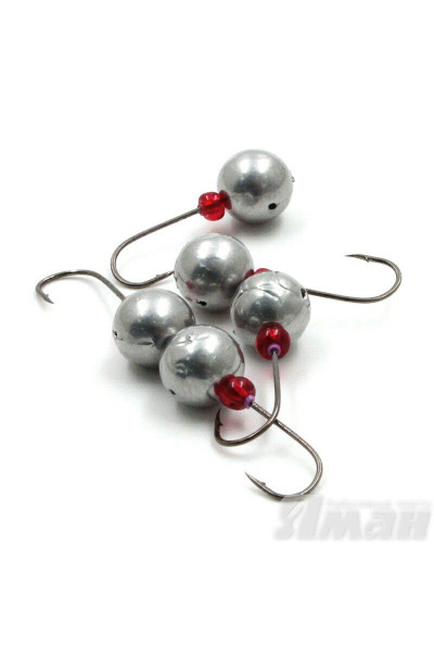 Мормышка литая Яман Дробинка, 2,0 г, Kumho №69, цвет хром (5 шт.) Я-МРЛ35