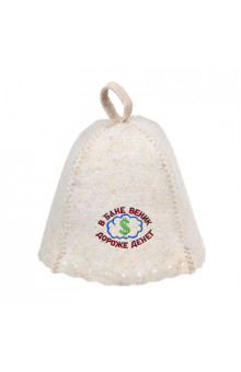 Шапка для бани Hot Pot В бане веник дороже денег (войлок) 41168