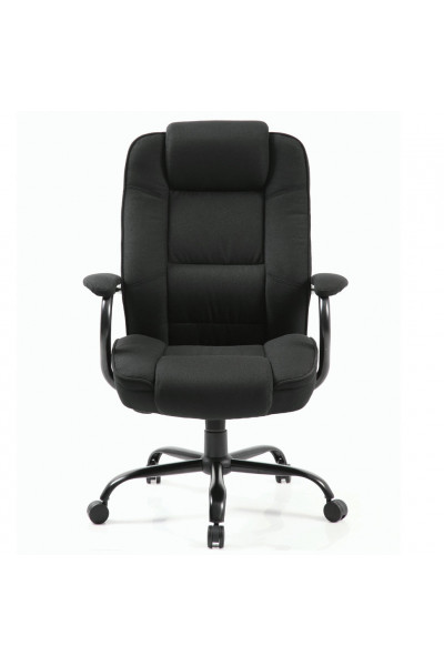 Кресло руководителя Brabix Premium Heavy Duty HD-002 до 200 кг, ткань, черное 531830 Кресло руководителя Brabix Premium Heavy Duty HD-002 до 200 кг, ткань, черное 531830