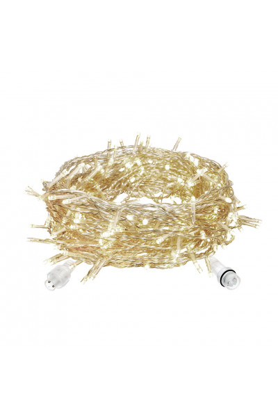 Уличная светодиодная гирлянда (теплый свет) Vegas Бахрома 72 LED, 18 нитей, 3х0,6 м, 24V 55011