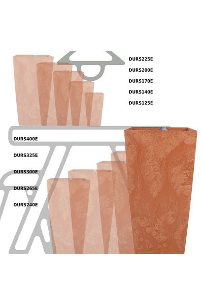 Кашпо для цветов Urbi Square Effect DURS400E-R624 (37/91,5 л) 2 предмета Кашпо для цветов Urbi Square Effect DURS400E-R624 (37/91,5 л) 2 предмета