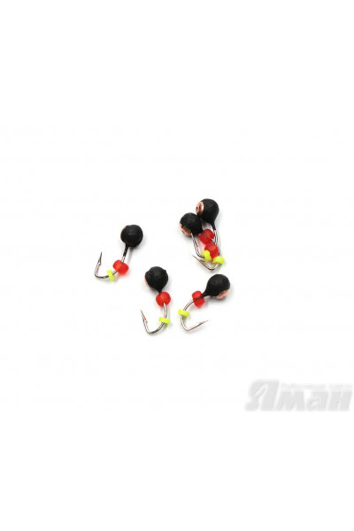 Мормышка вольфрам Яман Дробь коронка медь, d-4 мм, 0,6 г (5 шт.) Я-МР1377