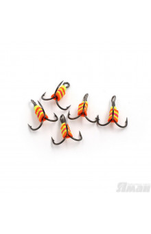Крючок тройник Яман Факел № 8 (5 шт.) Я-ТК20
