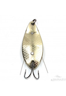 Блесна незацепляйка Namazu N-Elf, 24 г, цвет 02 (латунь) N-NE24-02