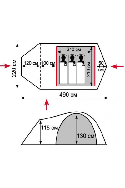 Палатка Tramp Lite Twister 3 Палатка Tramp Lite Twister 3