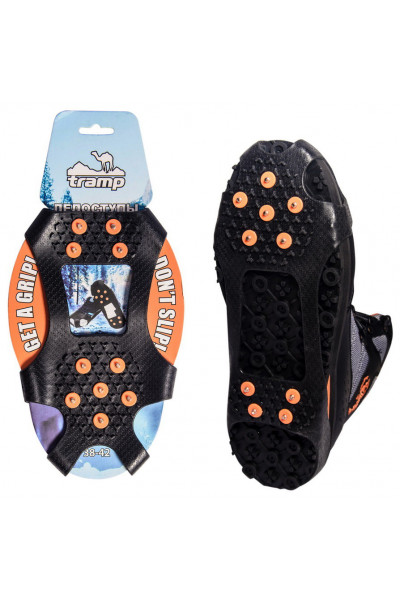 Ледоступы Tramp Walk 10 шипов р. 38-42 (L) Ледоступы Tramp Walk 10 шипов р. 38-42 (L)