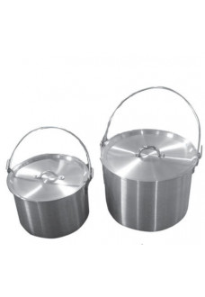 Набор алюминиевых походных котелков с крышкой Tramp 4,8л+9л TRC-085