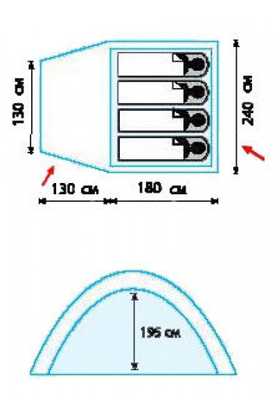 Палатка Tramp Bell 4 Палатка Tramp Bell 4