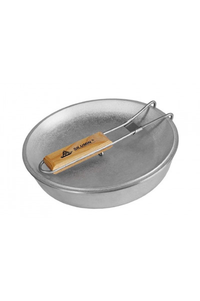 Сковорода с крышкой и складной ручкой Силумин 2,7л d280 (БС28торк)