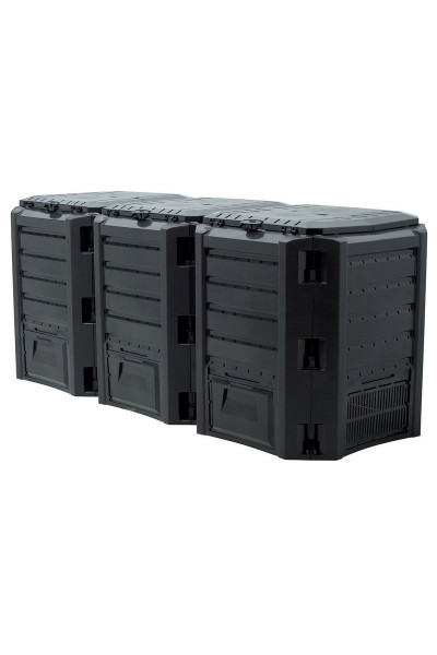 Компостер садовый 1200л Module IKSM1200C черный