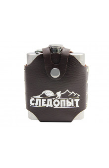 Фляжка Следопыт Freezly в кожаном чехле 210 мл PF-BD-F13