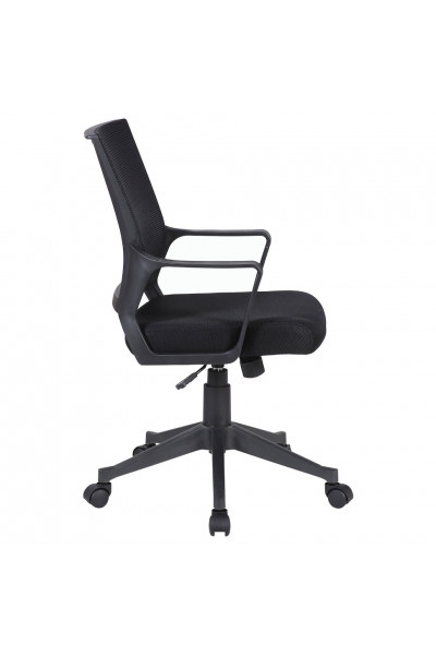 Кресло офисное Brabix Balance MG-320 сетка/ткань, черное 531831 Кресло офисное Brabix Balance MG-320 сетка/ткань, черное 531831
