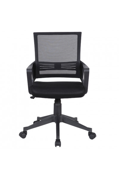 Кресло офисное Brabix Balance MG-320 сетка/ткань, черное 531831 Кресло офисное Brabix Balance MG-320 сетка/ткань, черное 531831