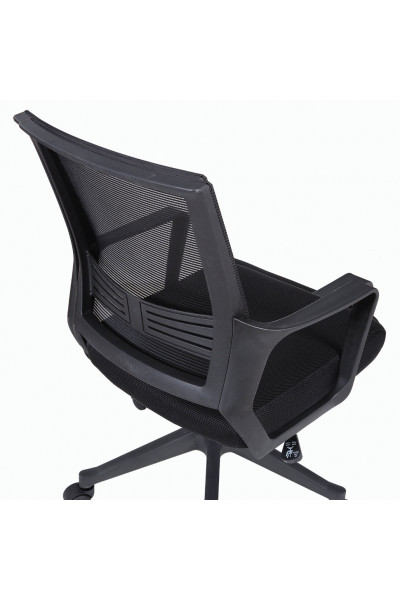 Кресло офисное Brabix Balance MG-320 сетка/ткань, черное 531831 Кресло офисное Brabix Balance MG-320 сетка/ткань, черное 531831