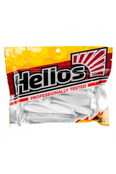 Виброхвост Helios Catcher 3,55/9 см, цвет White & Sparkles 5 шт HS-2-002 Виброхвост Helios Catcher 3,55/9 см, цвет White & Sparkles 5 шт HS-2-002