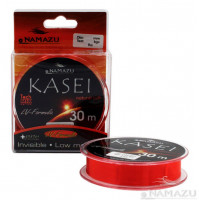 Леска Namazu Kasei, 30 м, 0,08 мм, test0,44 кг, красный NK30-0,08