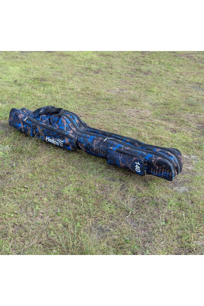 Чехол для спиннинга с катушкой Helios 140 см (HS-140-K)