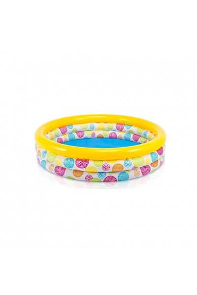 Бассейн надувной детский от 2 лет Intex Геометрия (58449) 168х38 см