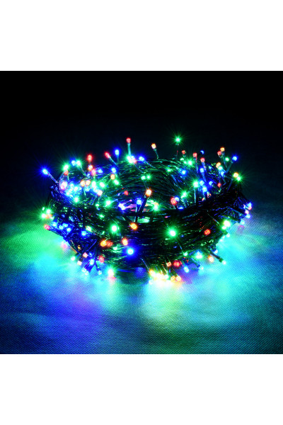 Светодиодная гирлянда для дома (мультиколор) Vegas Нить 50 LED, 5 м, 220V 55058 Светодиодная гирлянда для дома (мультиколор) Vegas Нить 50 LED, 5 м, 220V 55058