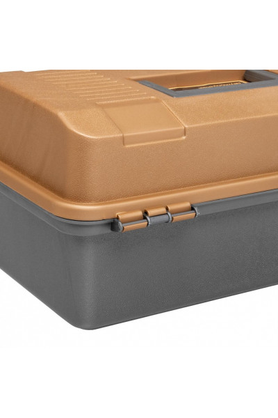 Ящик рыболовный двухполочный Helios T-HS-FB2-GO Ящик рыболовный двухполочный Helios T-HS-FB2-GO