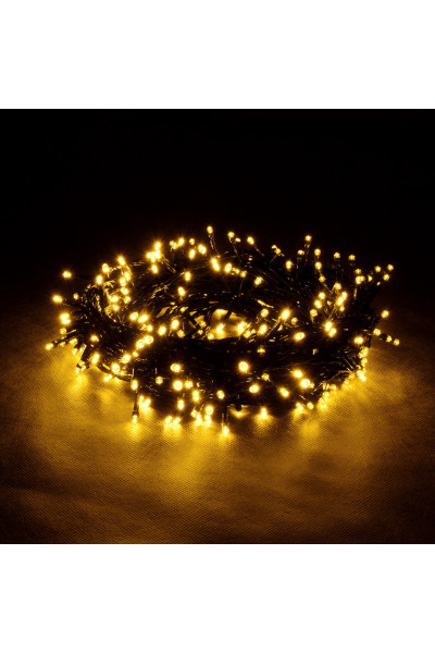 Светодиодная гирлянда для дома (теплый свет) Vegas Нить 200 LED, 20 м, 220V 55068