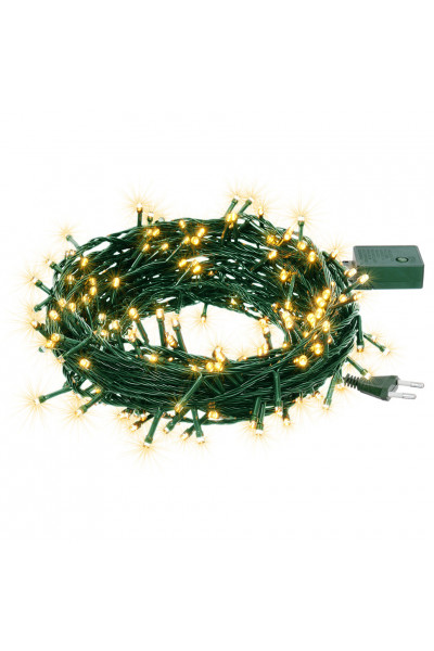 Светодиодная гирлянда для дома (теплый свет) Vegas Нить 200 LED, 20 м, 220V 55068