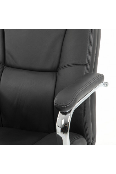 Кресло руководителя Brabix Premium Phaeton EX-502 кожа, черное 530882 Кресло руководителя Brabix Premium Phaeton EX-502 кожа, черное 530882