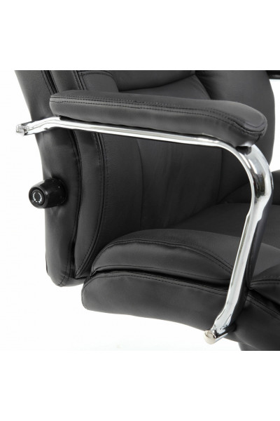 Кресло руководителя Brabix Premium Phaeton EX-502 кожа, черное 530882 Кресло руководителя Brabix Premium Phaeton EX-502 кожа, черное 530882