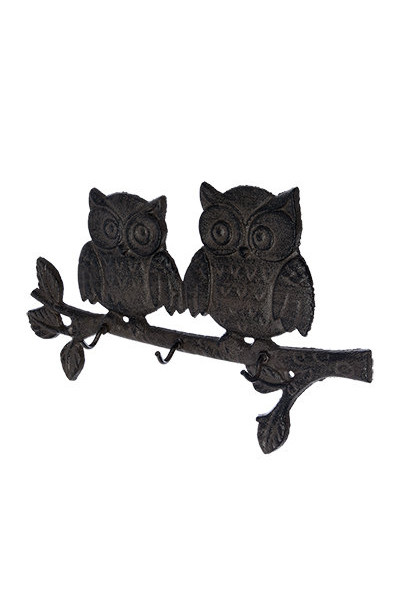 Вешалка настенная Blumen Haus Совы 3 крючка 66068 Вешалка настенная Blumen Haus Совы 3 крючка 66068