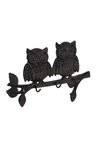 Вешалка настенная Blumen Haus Совы 3 крючка 66068 Вешалка настенная Blumen Haus Совы 3 крючка 66068
