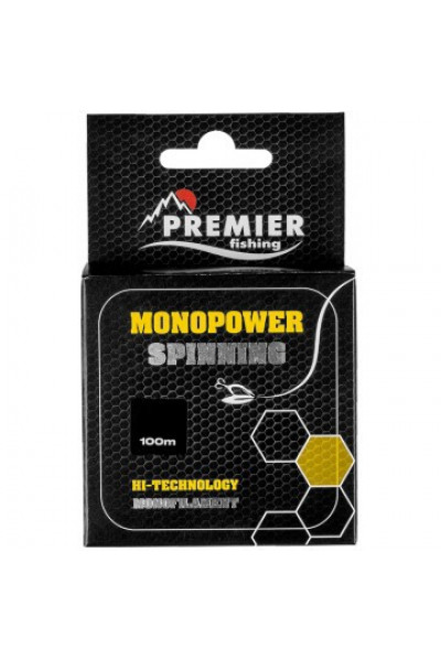 Леска Premier Fishing Monopower Spinning 0,40мм 100м F.Yellow Nylon PR-MS-Y-040-100 Леска Premier Fishing Monopower Spinning 0,40мм 100м F.Yellow Nylon PR-MS-Y-040-100