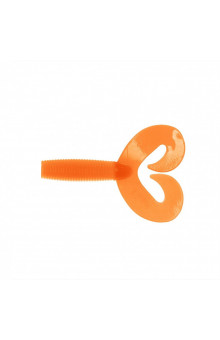 Твистер Helios Credo Double Tail 1,96"/5 см, цвет Orange 10 шт HS-27-024