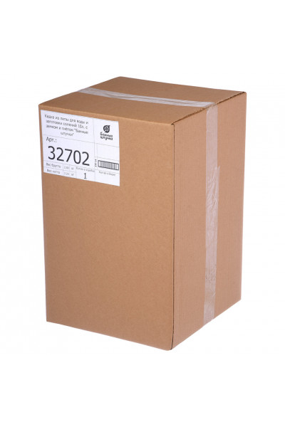 Кадка для воды и солений Банные Штучки с замком и гнетом липа 10 л 32702