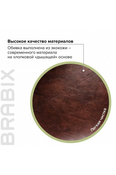 Кресло руководителя Brabix Eldorado EX-504, экокожа, коричневое 530875 Кресло руководителя Brabix Eldorado EX-504, экокожа, коричневое 530875