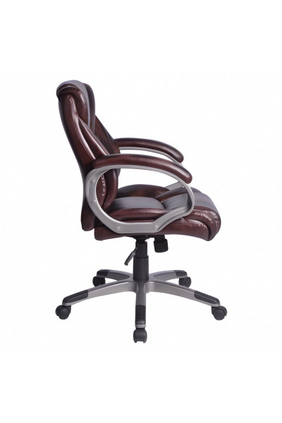 Кресло руководителя Brabix Eldorado EX-504, экокожа, коричневое 530875 Кресло руководителя Brabix Eldorado EX-504, экокожа, коричневое 530875