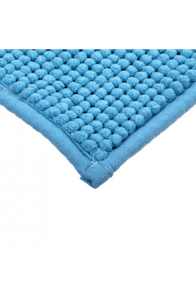 Коврик для ванной Vortex Spa 58х90 см голубой 24266